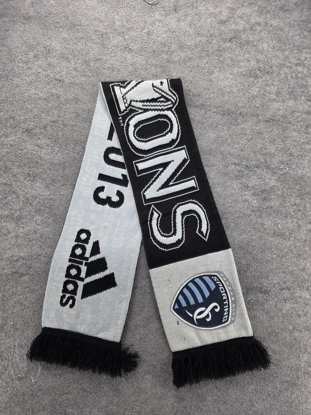 Sporting Kansas City Scarf Mens MLS Soccer Adidas 2013 MLS Cup Champions